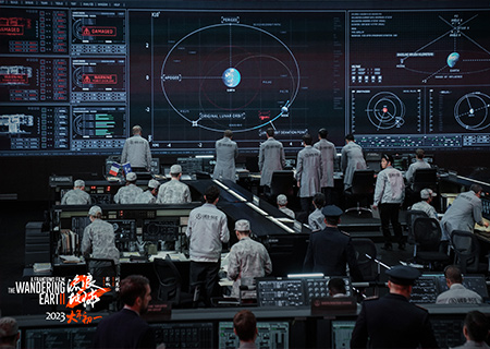 熊猫体育LED显示屏在电影《流浪地球2》中大放异彩