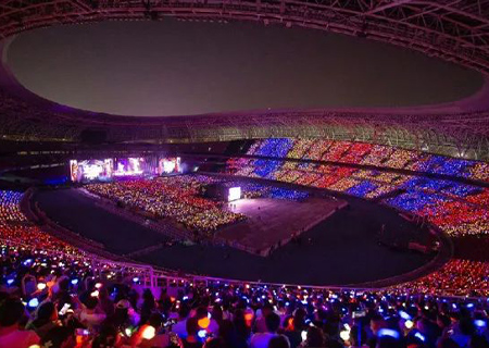 熊猫体育LED巨幕和荧光棒燃爆周杰伦太原演唱会（第二场）