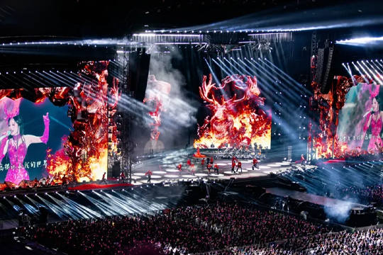 天后回归！熊猫体育LED巨幕助力张韶涵打造梦幻舞台，唱响哈尔滨！