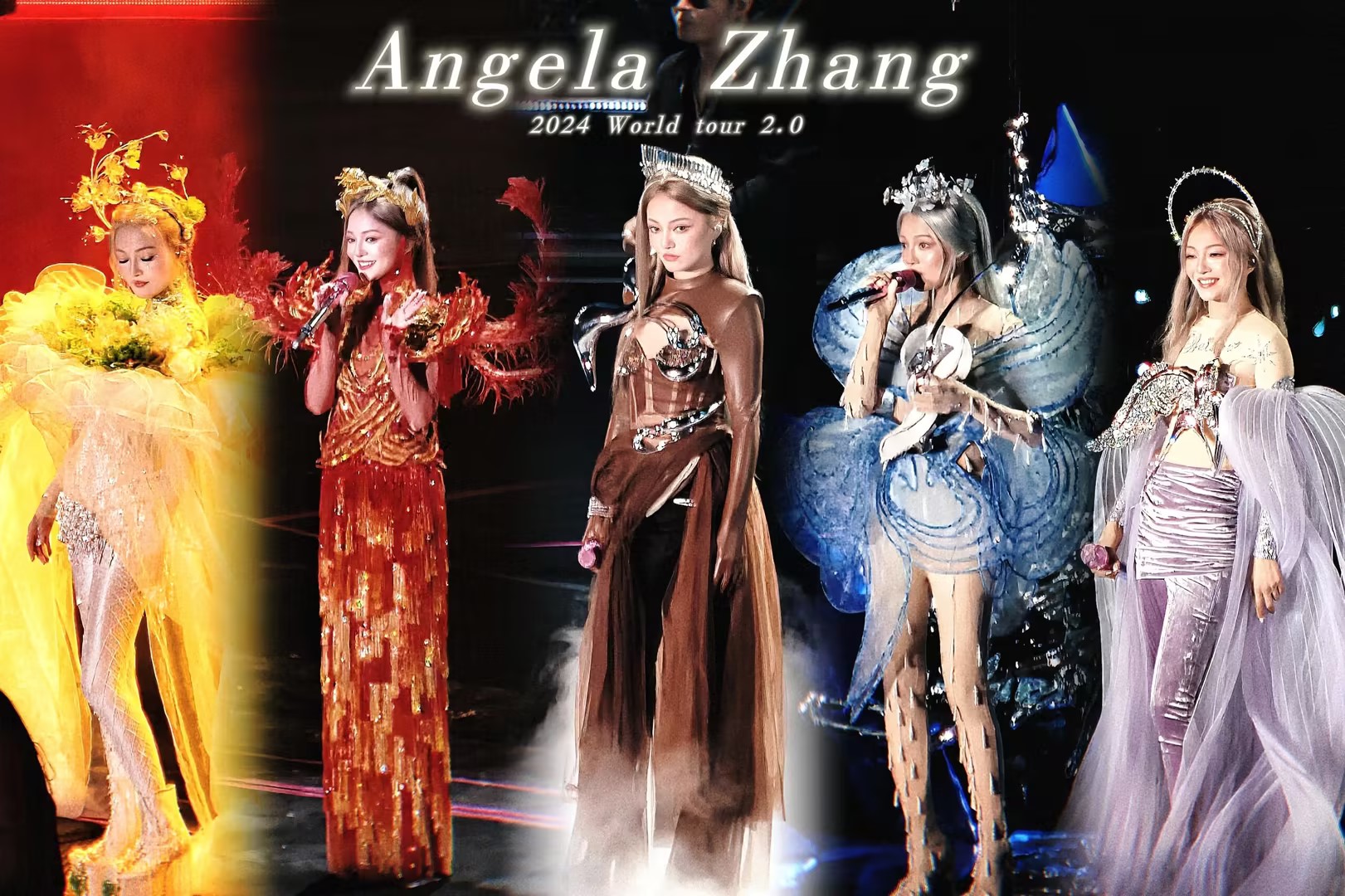 璀璨夺目！熊猫体育LED巨幕打造光影魔法，张韶涵湖州演唱会变身高定秀场